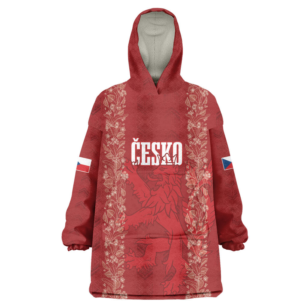 Czechia WC2026 Football Custom Wearable Blanket Hoodie Cesko Lions