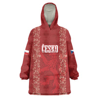 Czechia WC2026 Football Custom Wearable Blanket Hoodie Cesko Lions