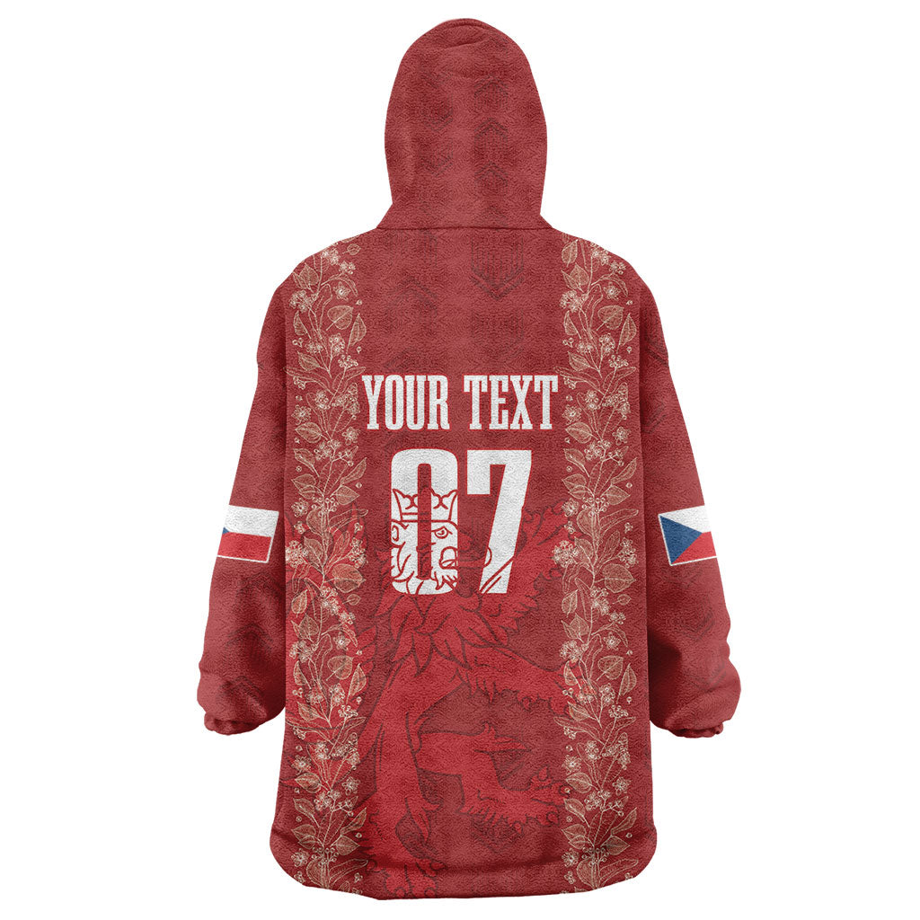 Czechia WC2026 Football Custom Wearable Blanket Hoodie Cesko Lions