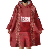 Czechia WC2026 Football Custom Wearable Blanket Hoodie Cesko Lions