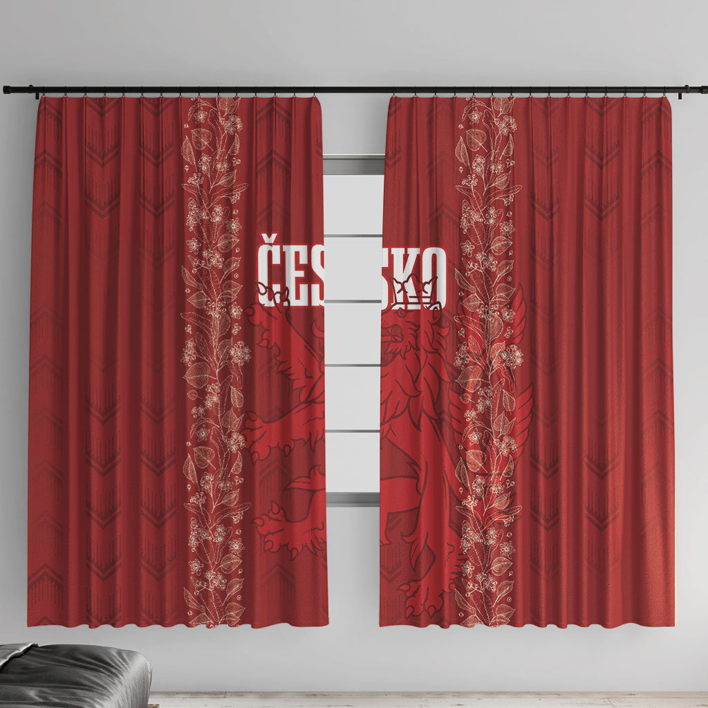 Czechia WC2026 Football Window Curtain Cesko Lions
