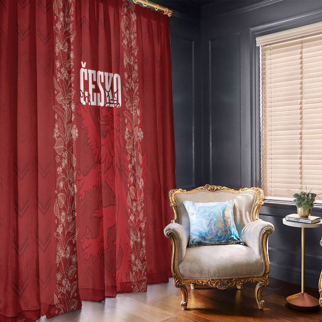 Czechia WC2026 Football Window Curtain Cesko Lions