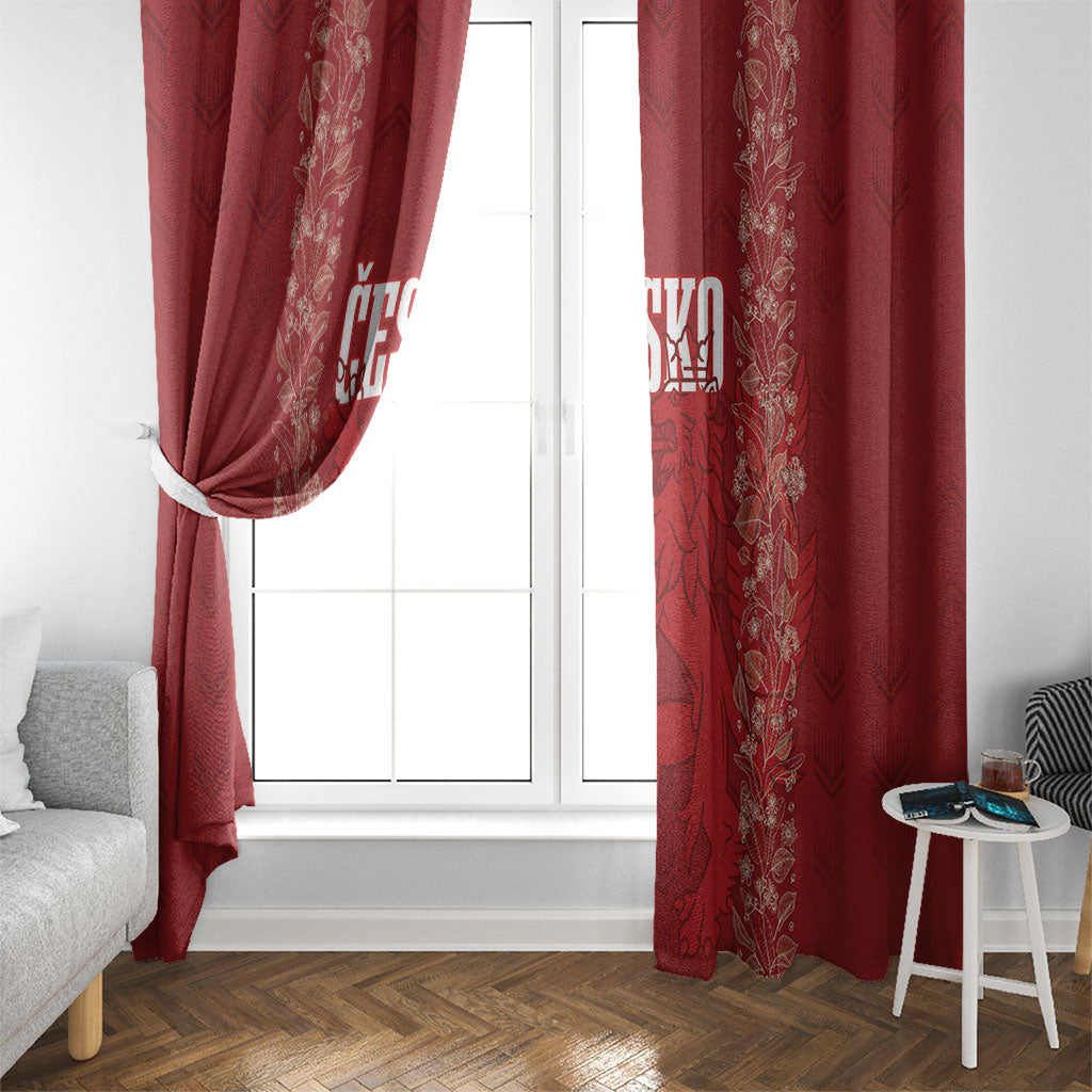 Czechia WC2026 Football Window Curtain Cesko Lions