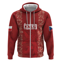 Czechia WC2026 Football Custom Zip Hoodie Cesko Lions