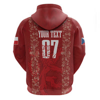 Czechia WC2026 Football Custom Zip Hoodie Cesko Lions