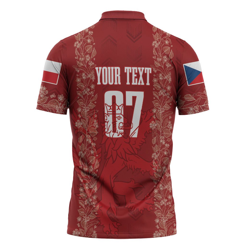 Czechia WC2026 Football Custom Zipper Polo Shirt Cesko Lions