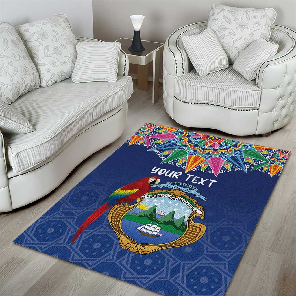 Pura Vida Costa Rica Personalized Area Rug Oxcart Ornate Inspired - Wonder Print Shop