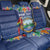Pura Vida Costa Rica Personalized Back Car Seat Cover Oxcart Ornate Inspired - Wonder Print Shop