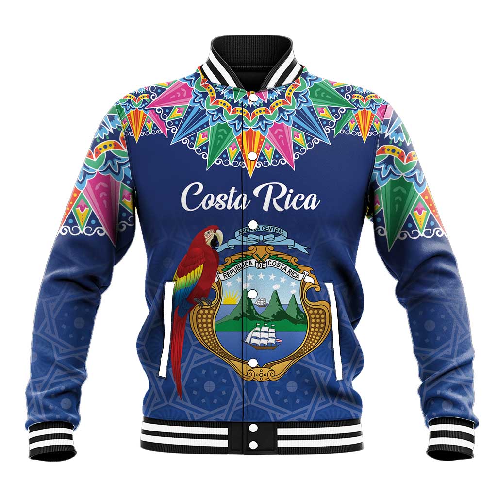 Pura Vida Costa Rica Personalized Baseball Jacket Oxcart Ornate Inspired - Wonder Print Shop