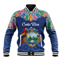 Pura Vida Costa Rica Personalized Baseball Jacket Oxcart Ornate Inspired - Wonder Print Shop