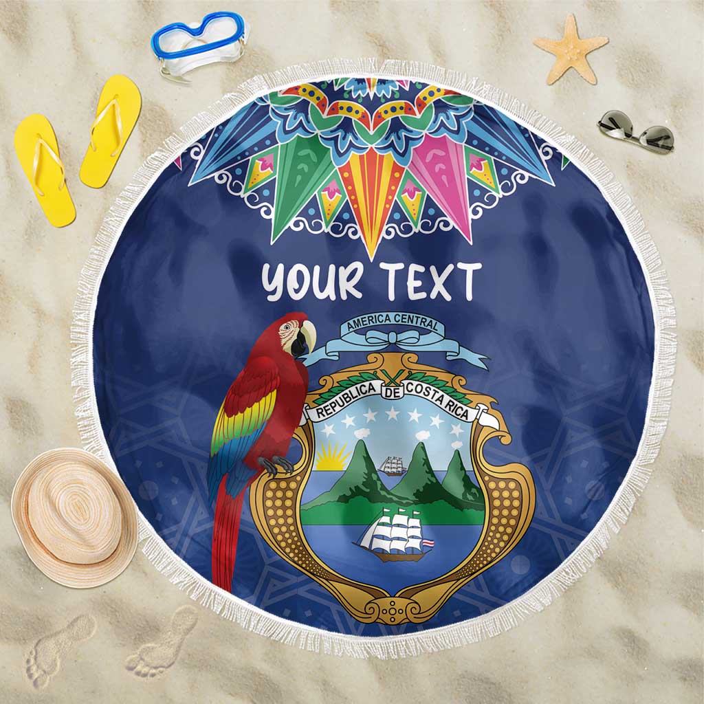 Pura Vida Costa Rica Personalized Beach Blanket Oxcart Ornate Inspired - Wonder Print Shop