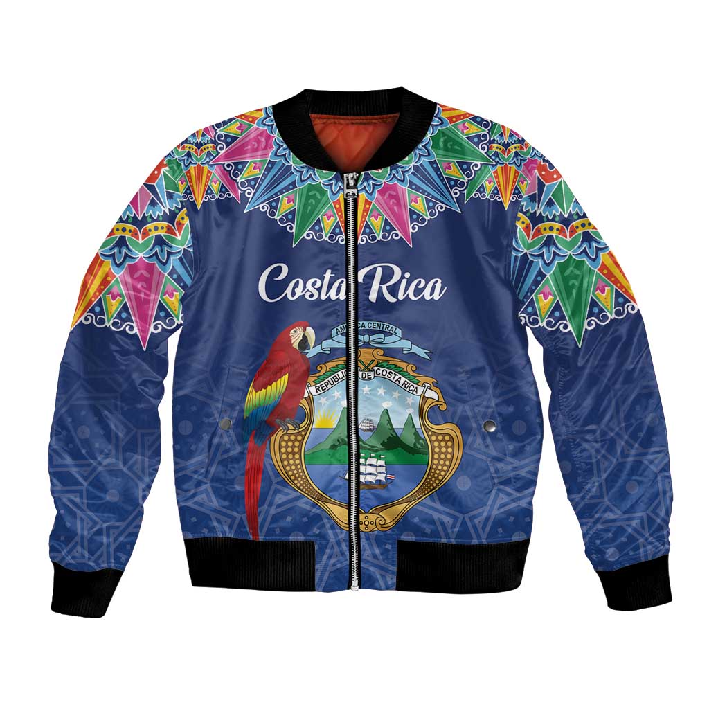 Pura Vida Costa Rica Personalized Bomber Jacket Oxcart Ornate Inspired - Wonder Print Shop