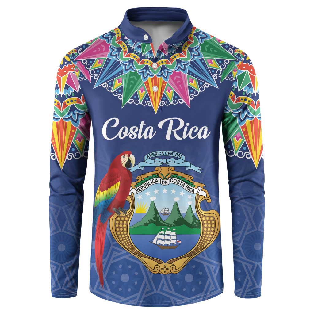 Pura Vida Costa Rica Personalized Button Sweatshirt Oxcart Ornate Inspired - Wonder Print Shop