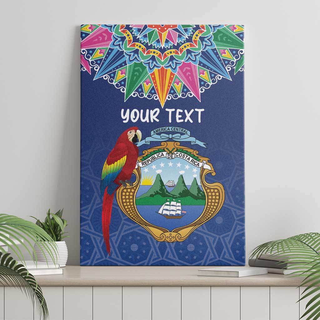 Pura Vida Costa Rica Personalized Canvas Wall Art Oxcart Ornate Inspired - Wonder Print Shop