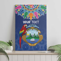 Pura Vida Costa Rica Personalized Canvas Wall Art Oxcart Ornate Inspired - Wonder Print Shop
