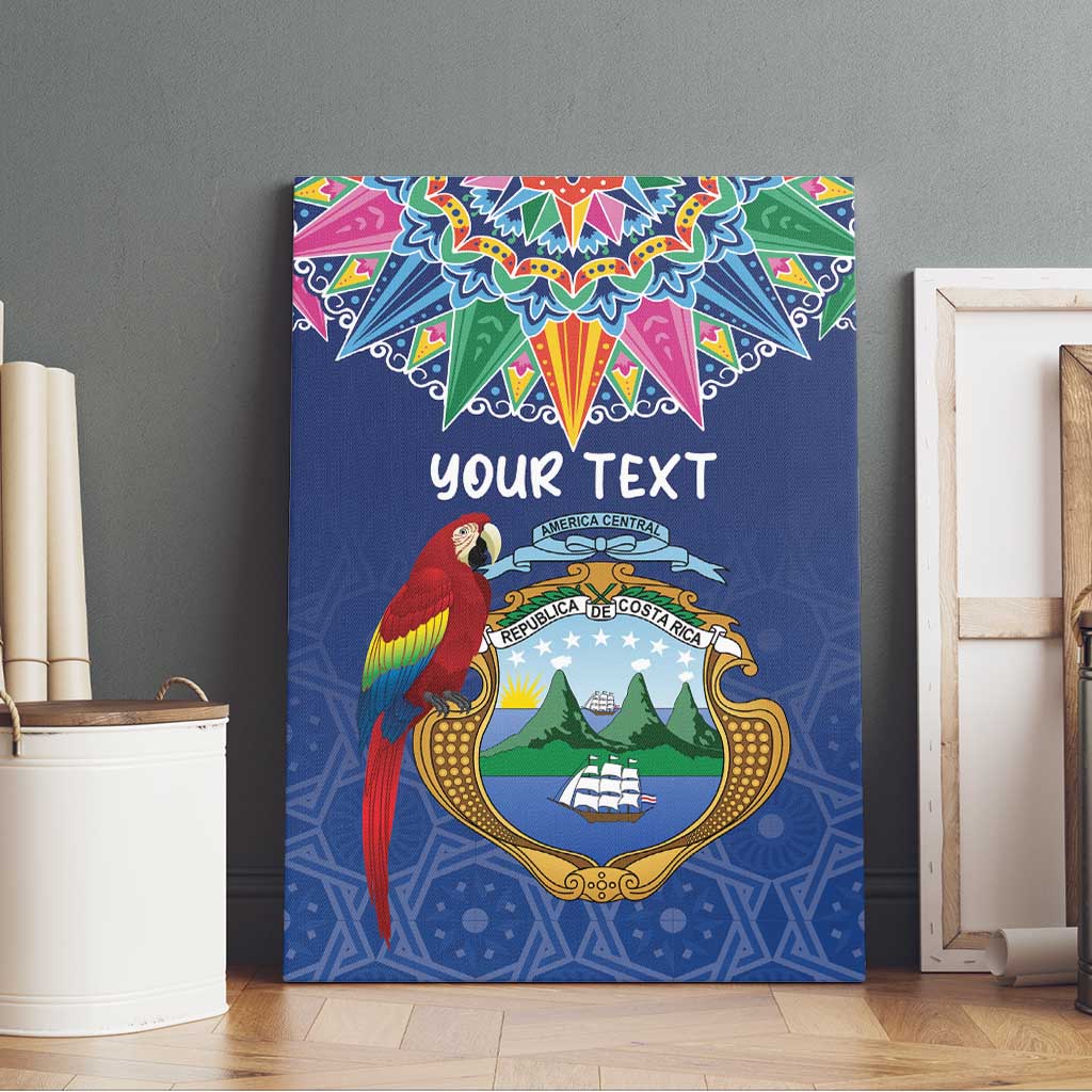 Pura Vida Costa Rica Personalized Canvas Wall Art Oxcart Ornate Inspired - Wonder Print Shop