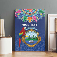 Pura Vida Costa Rica Personalized Canvas Wall Art Oxcart Ornate Inspired - Wonder Print Shop