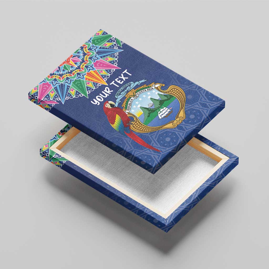 Pura Vida Costa Rica Personalized Canvas Wall Art Oxcart Ornate Inspired - Wonder Print Shop