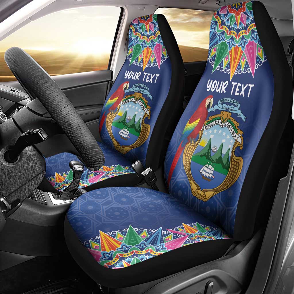 Pura Vida Costa Rica Personalized Car Seat Cover Oxcart Ornate Inspired - Wonder Print Shop