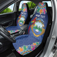 Pura Vida Costa Rica Personalized Car Seat Cover Oxcart Ornate Inspired - Wonder Print Shop
