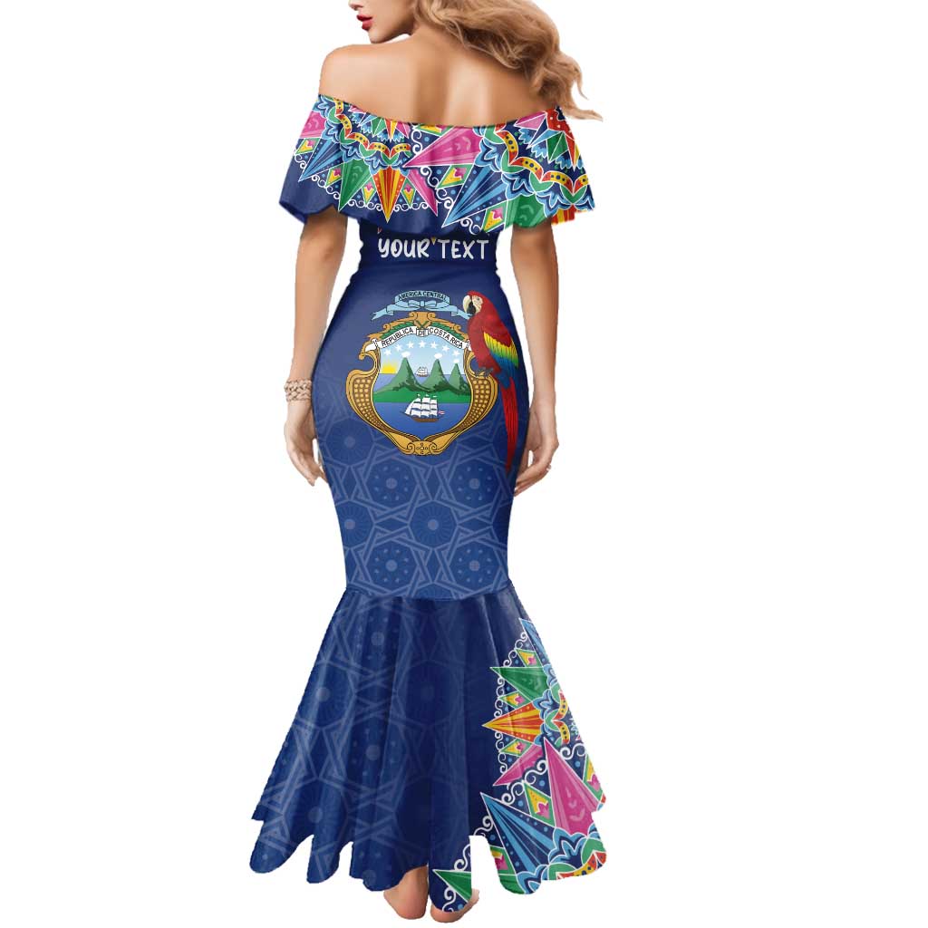 Pura Vida Costa Rica Personalized Family Matching Mermaid Dress and Hawaiian Shirt Oxcart Ornate Inspired - Wonder Print Shop