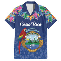 Pura Vida Costa Rica Personalized Family Matching Off The Shoulder Long Sleeve Dress and Hawaiian Shirt Oxcart Ornate Inspired - Wonder Print Shop