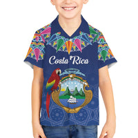 Pura Vida Costa Rica Personalized Family Matching Off The Shoulder Long Sleeve Dress and Hawaiian Shirt Oxcart Ornate Inspired - Wonder Print Shop