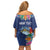 Pura Vida Costa Rica Personalized Family Matching Off Shoulder Short Dress and Hawaiian Shirt Oxcart Ornate Inspired - Wonder Print Shop