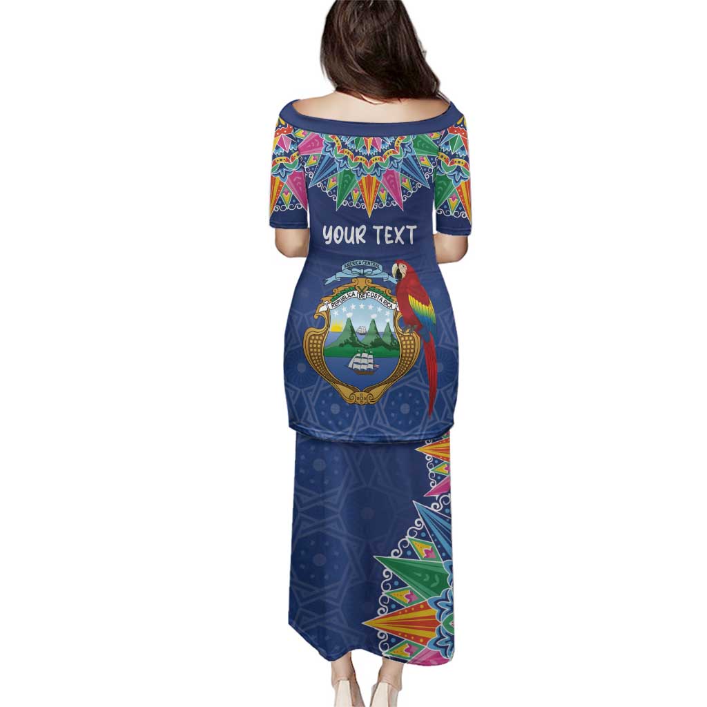 Pura Vida Costa Rica Personalized Family Matching Puletasi and Hawaiian Shirt Oxcart Ornate Inspired - Wonder Print Shop