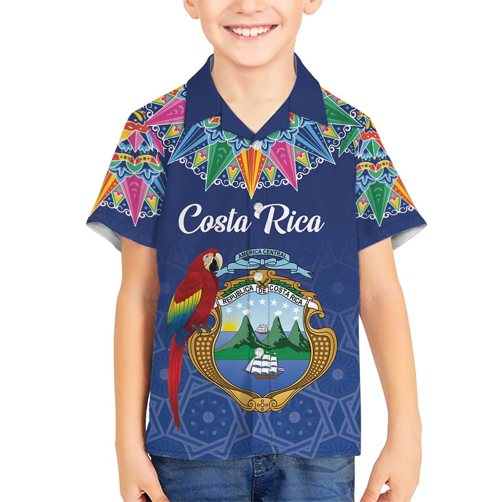 Pura Vida Costa Rica Personalized Family Matching Short Sleeve Bodycon Dress and Hawaiian Shirt Oxcart Ornate Inspired - Wonder Print Shop