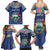 Pura Vida Costa Rica Personalized Family Matching Summer Maxi Dress and Hawaiian Shirt Oxcart Ornate Inspired - Wonder Print Shop