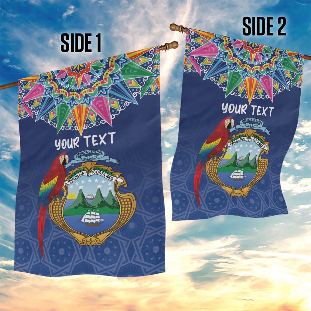 Pura Vida Costa Rica Personalized Garden Flag Oxcart Ornate Inspired - Wonder Print Shop