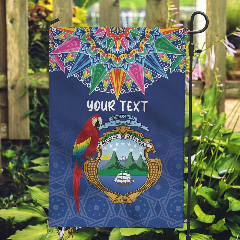 Pura Vida Costa Rica Personalized Garden Flag Oxcart Ornate Inspired - Wonder Print Shop