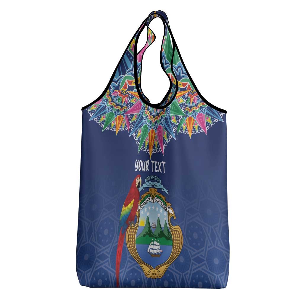Pura Vida Costa Rica Personalized Grocery Bag Oxcart Ornate Inspired - Wonder Print Shop