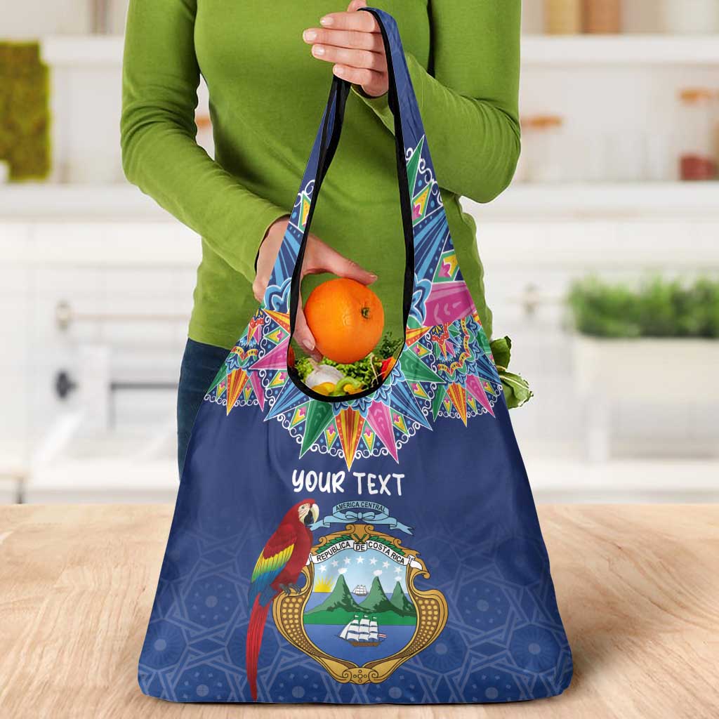 Pura Vida Costa Rica Personalized Grocery Bag Oxcart Ornate Inspired - Wonder Print Shop