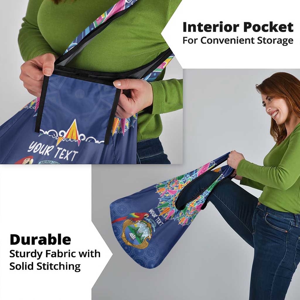 Pura Vida Costa Rica Personalized Grocery Bag Oxcart Ornate Inspired - Wonder Print Shop