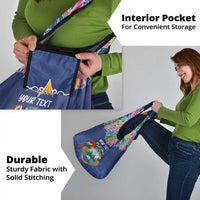 Pura Vida Costa Rica Personalized Grocery Bag Oxcart Ornate Inspired - Wonder Print Shop