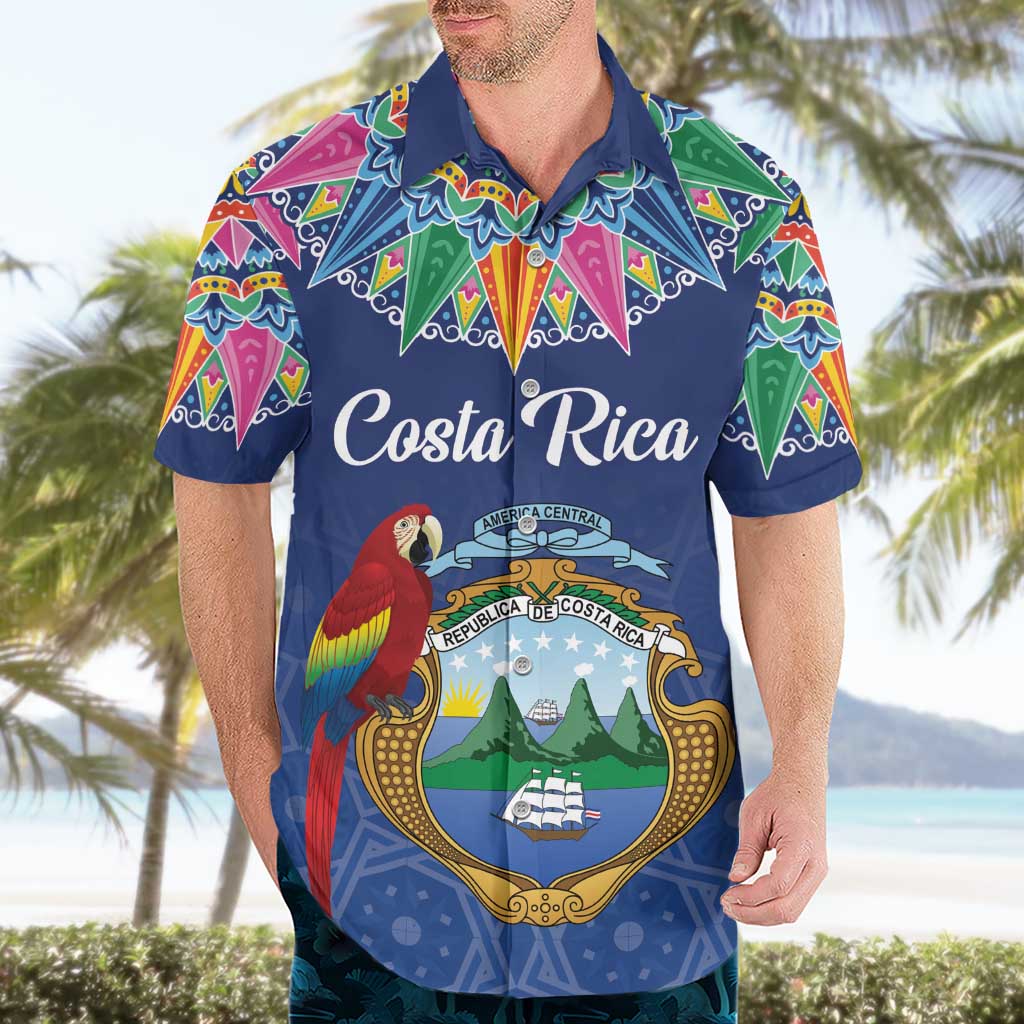 Pura Vida Costa Rica Personalized Hawaiian Shirt Oxcart Ornate Inspired - Wonder Print Shop