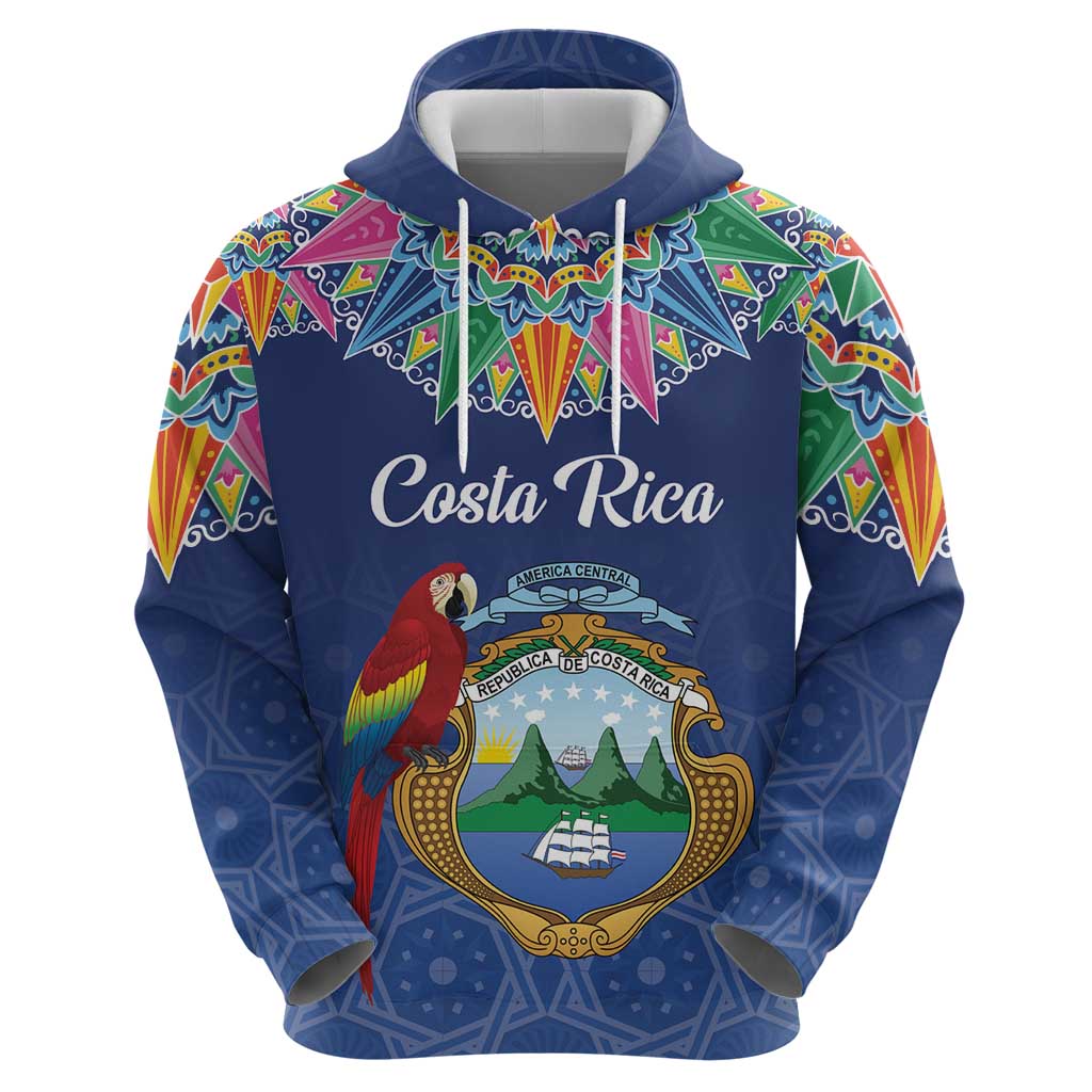Pura Vida Costa Rica Personalized Hoodie Oxcart Ornate Inspired - Wonder Print Shop