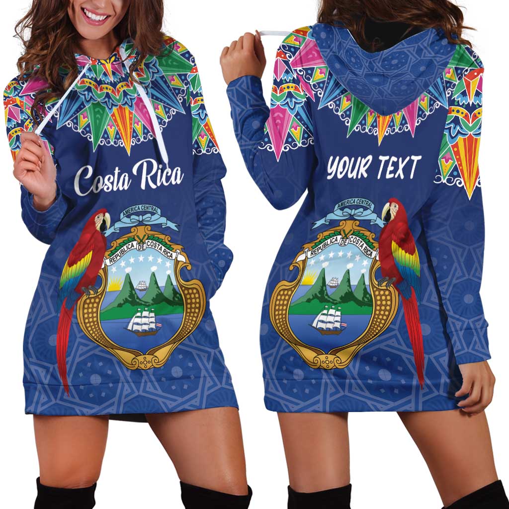 Pura Vida Costa Rica Personalized Hoodie Dress Oxcart Ornate Inspired - Wonder Print Shop