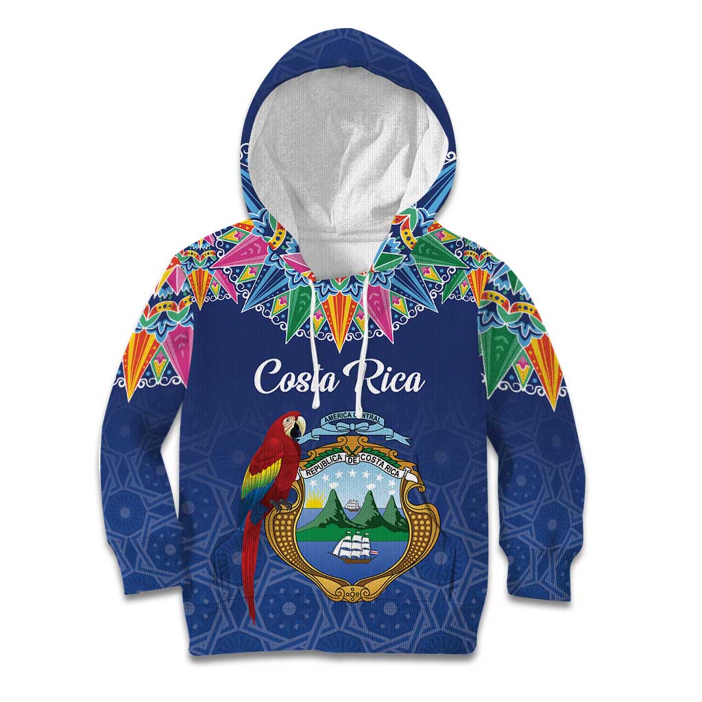 Pura Vida Costa Rica Personalized Kid Hoodie Oxcart Ornate Inspired - Wonder Print Shop