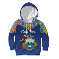 Pura Vida Costa Rica Personalized Kid Hoodie Oxcart Ornate Inspired - Wonder Print Shop