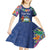Pura Vida Costa Rica Personalized Kid Short Sleeve Dress Oxcart Ornate Inspired - Wonder Print Shop