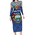 Pura Vida Costa Rica Personalized Long Sleeve Bodycon Dress Oxcart Ornate Inspired - Wonder Print Shop