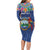 Pura Vida Costa Rica Personalized Long Sleeve Bodycon Dress Oxcart Ornate Inspired - Wonder Print Shop