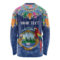 Pura Vida Costa Rica Personalized Long Sleeve Shirt Oxcart Ornate Inspired - Wonder Print Shop