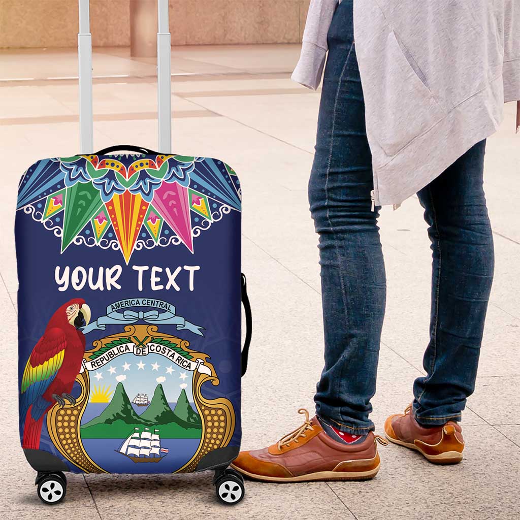 Pura Vida Costa Rica Personalized Luggage Cover Oxcart Ornate Inspired - Wonder Print Shop