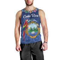 Pura Vida Costa Rica Personalized Men Tank Top Oxcart Ornate Inspired - Wonder Print Shop