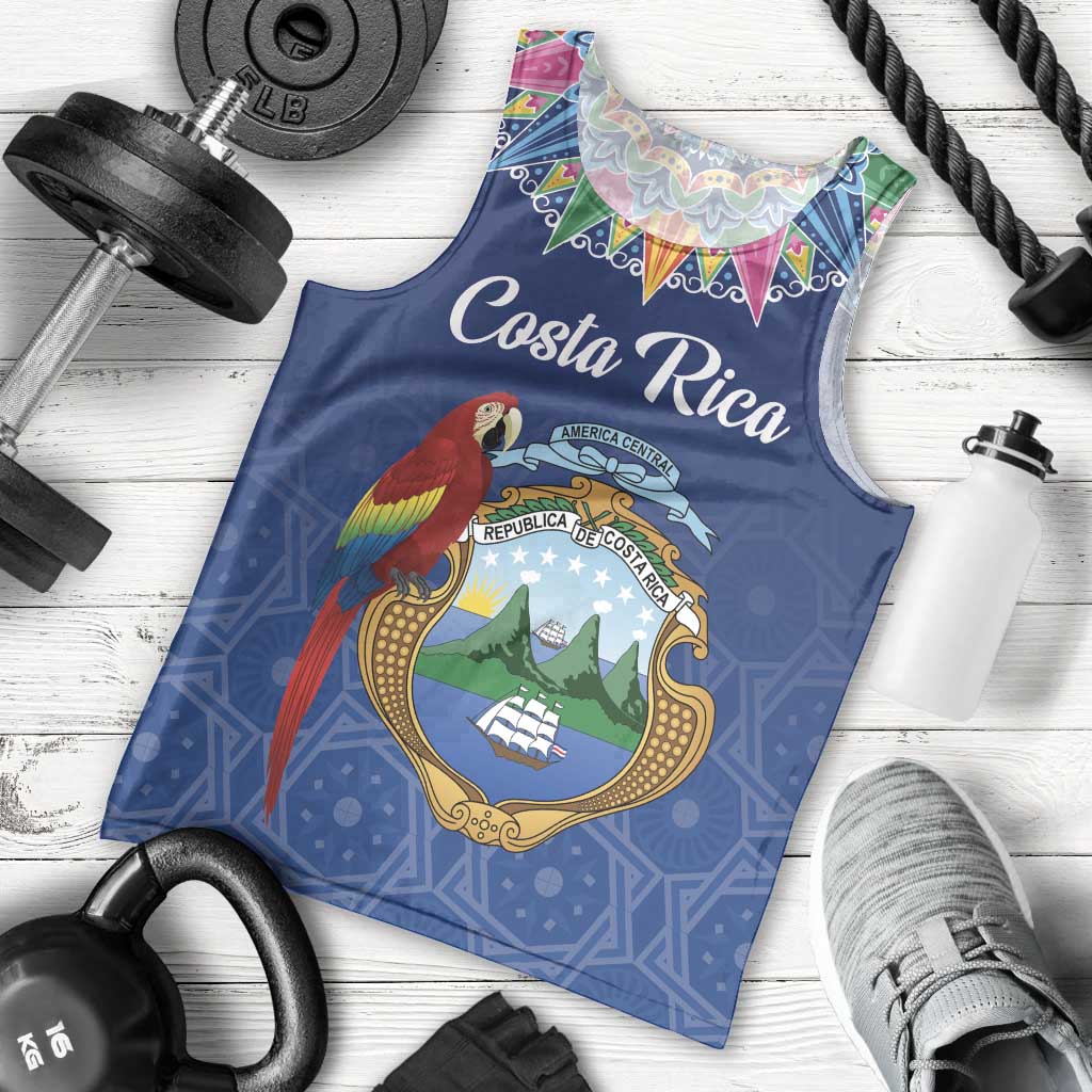 Pura Vida Costa Rica Personalized Men Tank Top Oxcart Ornate Inspired - Wonder Print Shop