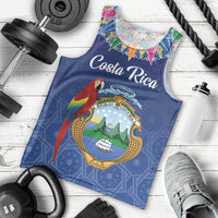 Pura Vida Costa Rica Personalized Men Tank Top Oxcart Ornate Inspired - Wonder Print Shop
